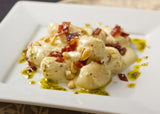 Creamy Pesto Gnocchi with Balsamic Bacon