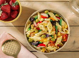 Vegetarian Summer Pasta Salad with Dill Vinaigrette