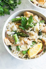 Lemon Asparagus Risotto