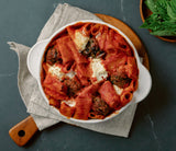 Rigatoni Meatball Bake