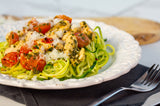 Zucchini Noodles and Lemon Chicken