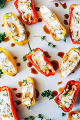 Herbed Cheese Stuffed Mini Sweet Peppers