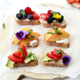 White Balsamic Fruit Crostini