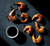 Bacon Wrapped Balsamic Shrimp