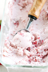 Balsamic Roasted Strawberry Ice Cream