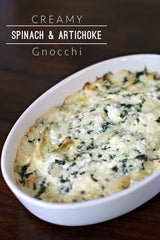 Creamy Spinach and Artichoke Gnocchi