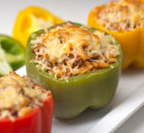 Beef and Cheese Stuffed Peppers