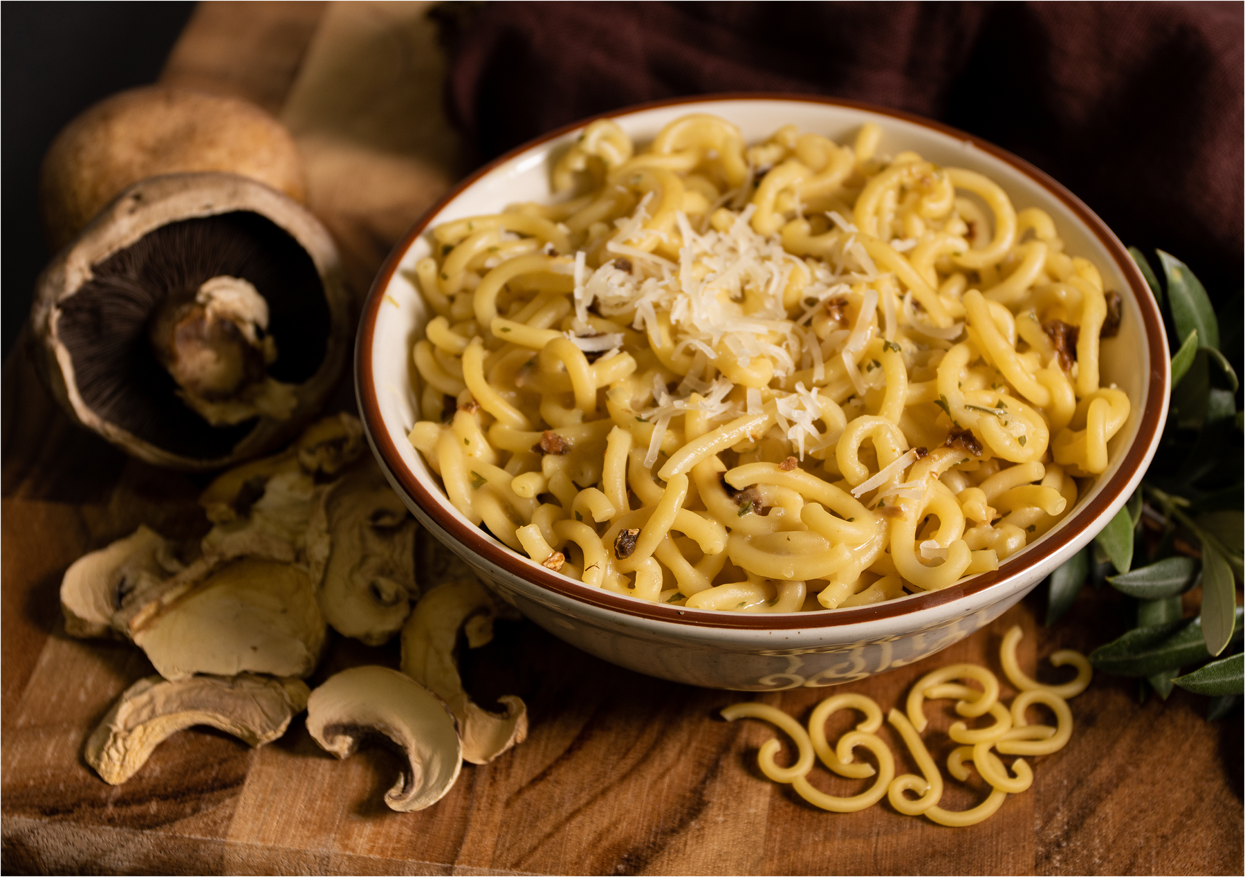 Porcini Quick 4 Minute Pasta