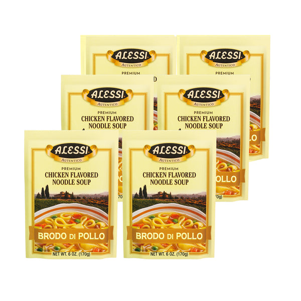 Chicken Flavored Noodle Soup – Alessi Foods