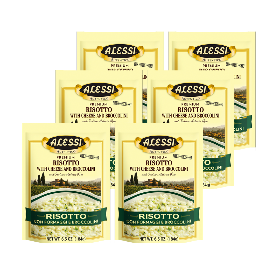 Risotto with Cheese and Broccolini – Alessi Foods
