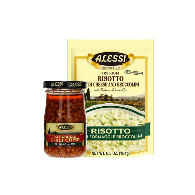 Chili Crisp x Broccolini Risotto Combo – Alessi Foods