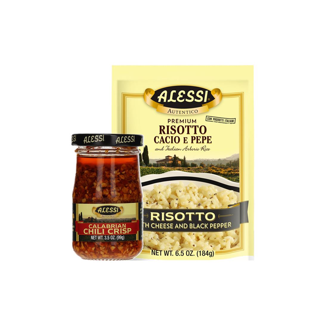 Chili Crisp x Cacio E Pepe Risotto Combo – Alessi Foods