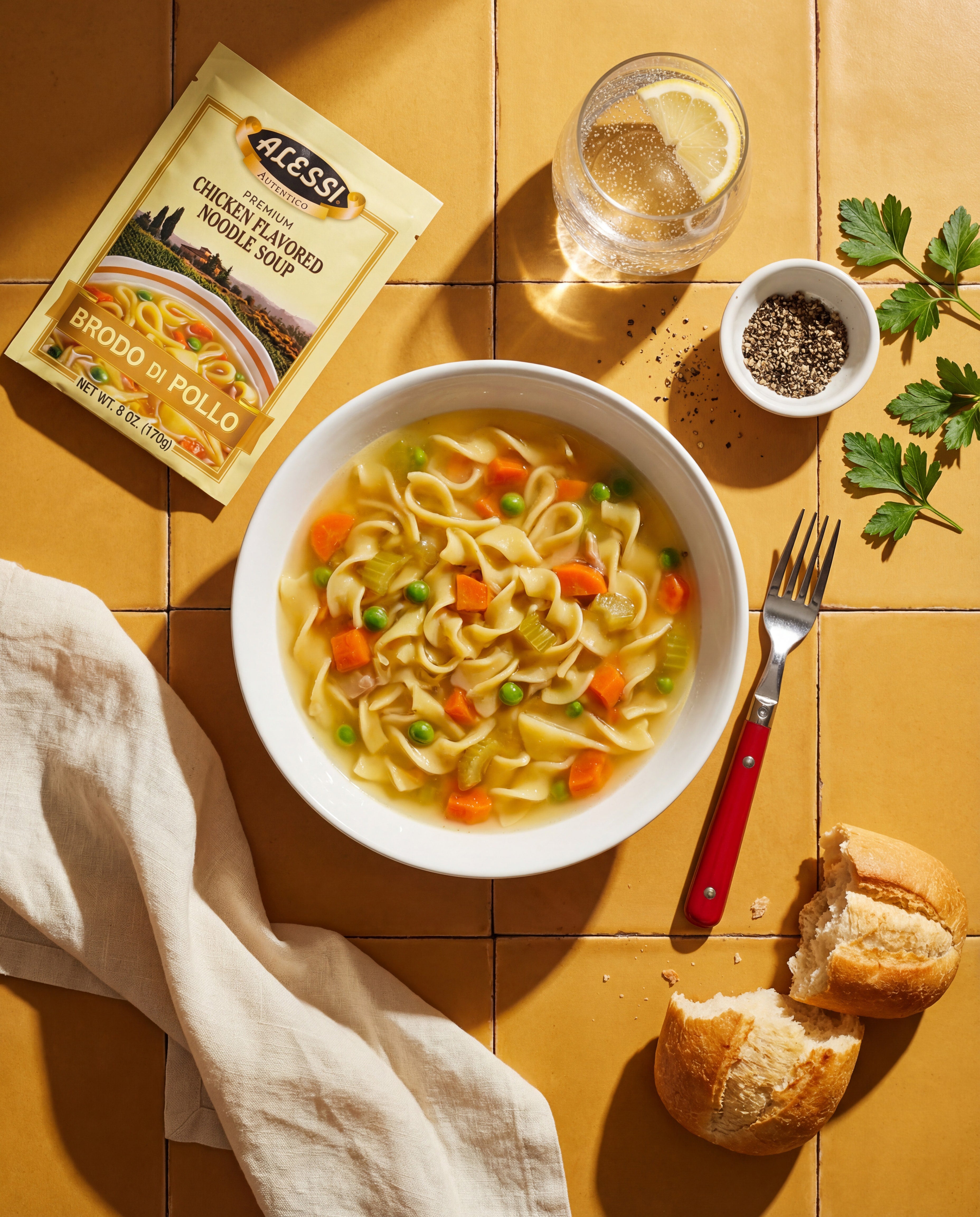 Chicken Flavored Noodle Soup