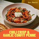 Chili Crisp & Garlic Confit Penne