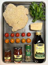 FRIED CUTLET WITH SUN-DRIED CHILI CRISP SALSA VERDE